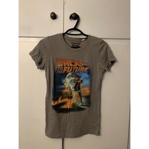 Mighty Fine Back to the Future Graphic Tee Movie T Shirt Top Size M